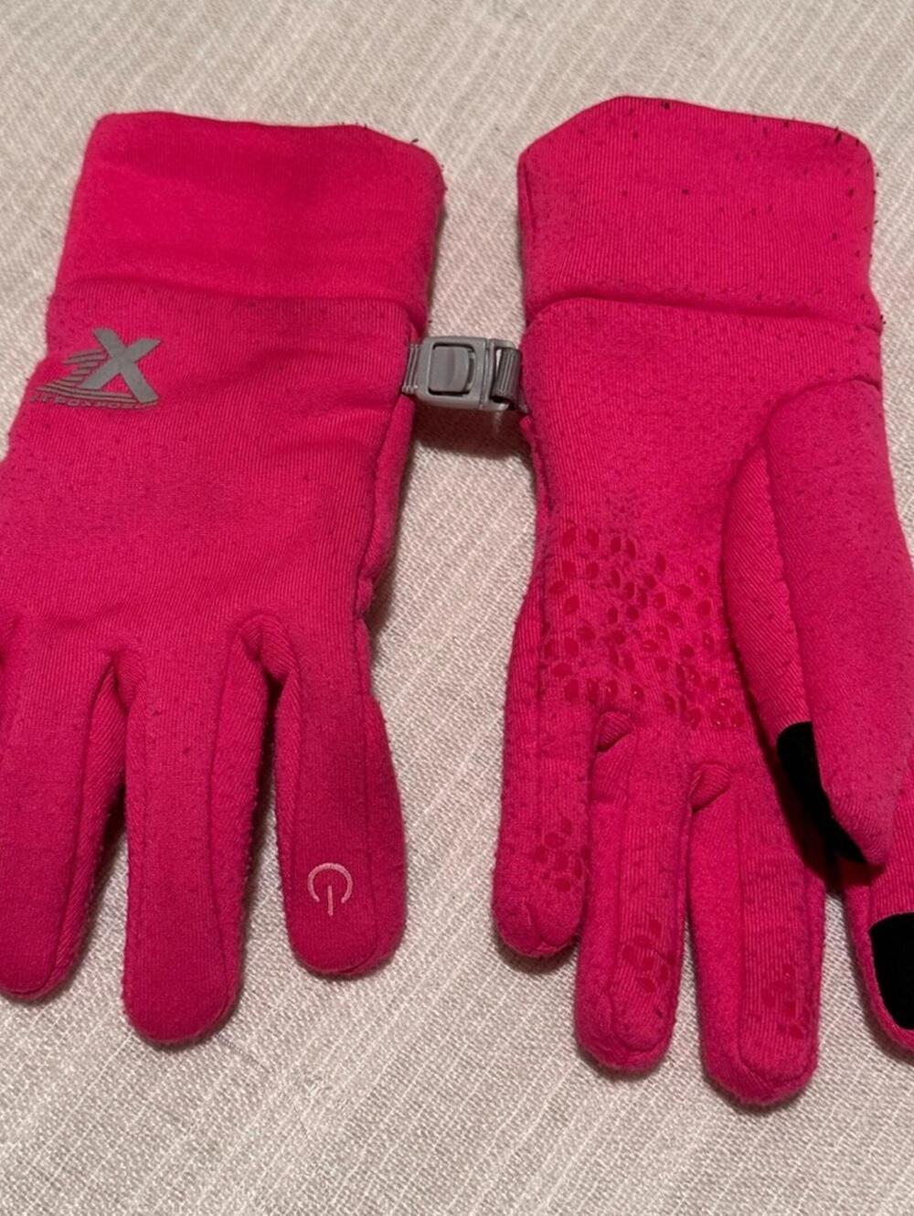 Pink Touchscreen Gloves sos small